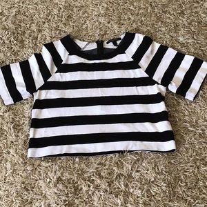 Banana Republic Striped Crop Top EUC (S)